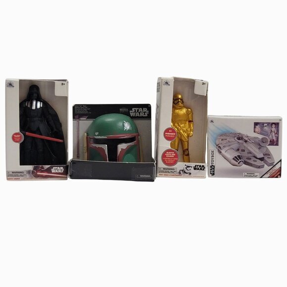Star Wars Mandelorian Disney Mini Brands Gold Lot - Picture 1 of 8
